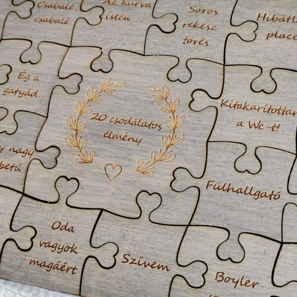 Harmat szürke puzzle tábla